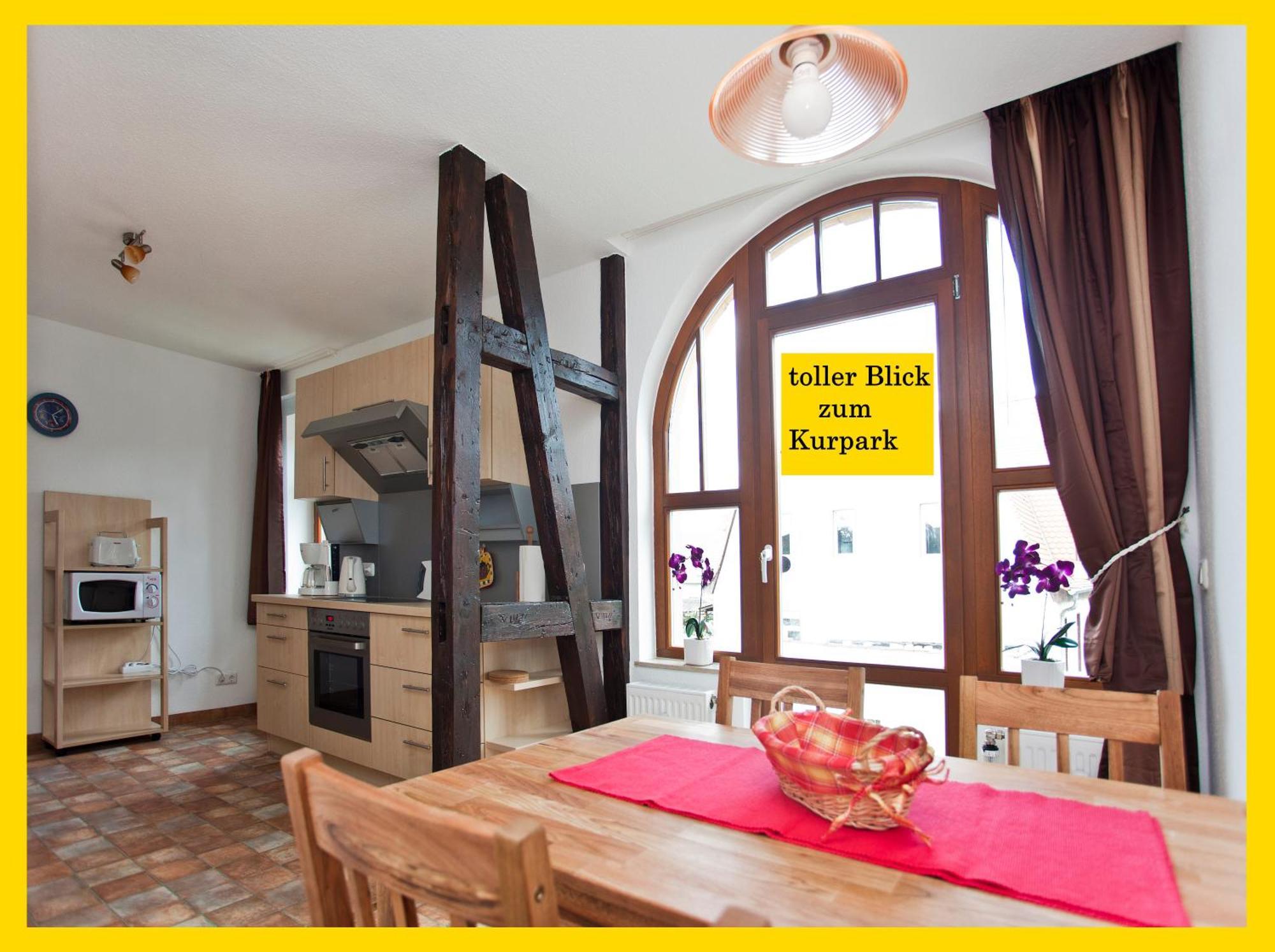 Ferienwohnung Auszeit Am Kurpark Bad Berka - Balkon - Ruhige Lage- Gratis Parkplatz & Wlan Экстерьер фото